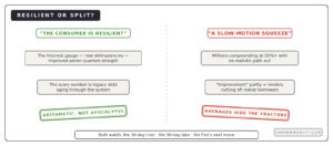 consumer resilient or slow motion squeeze credit cards
